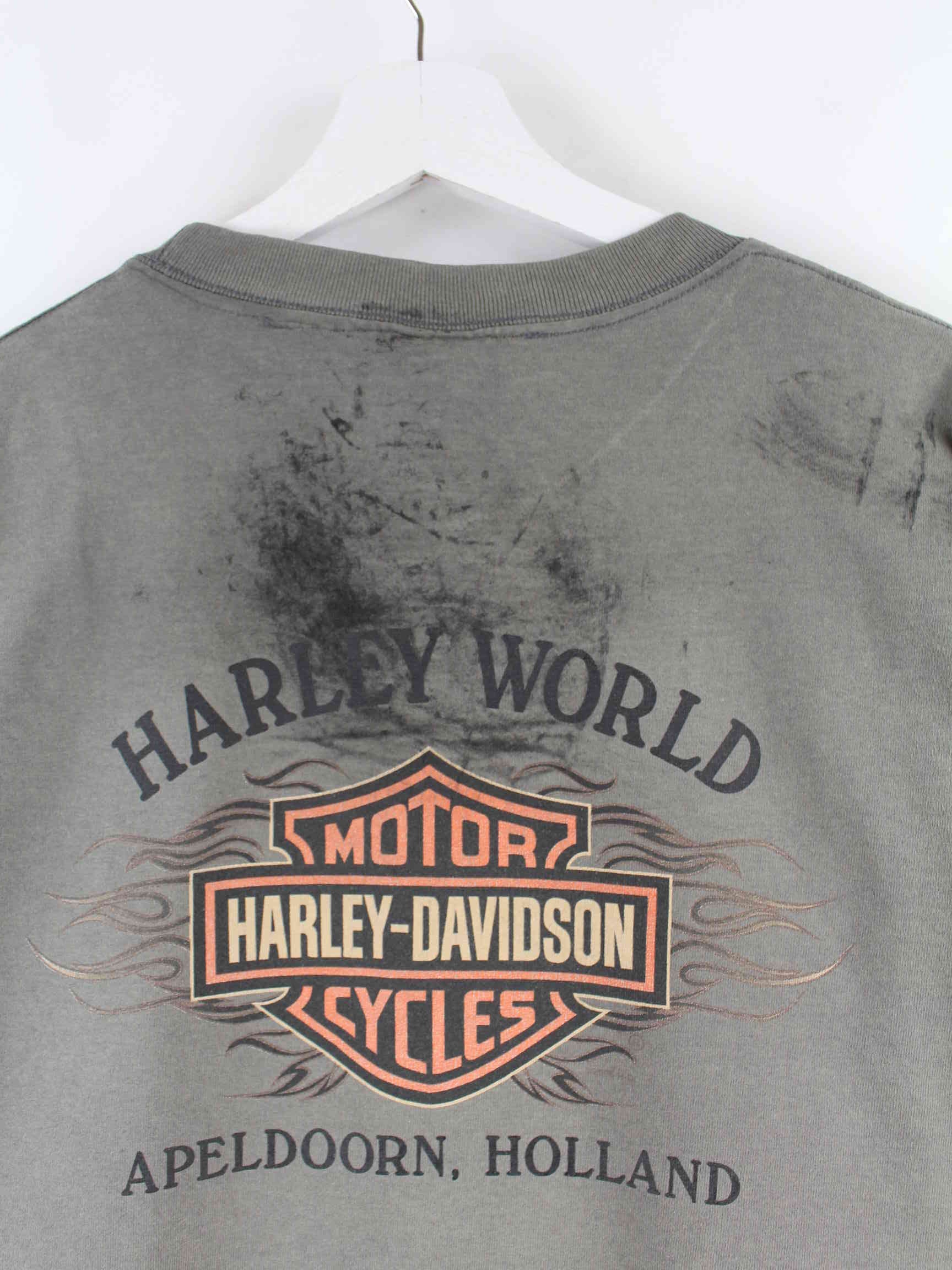 Harley Davidson 2006 Apeldoorn Print T-Shirt Grün XXL (detail image 4)