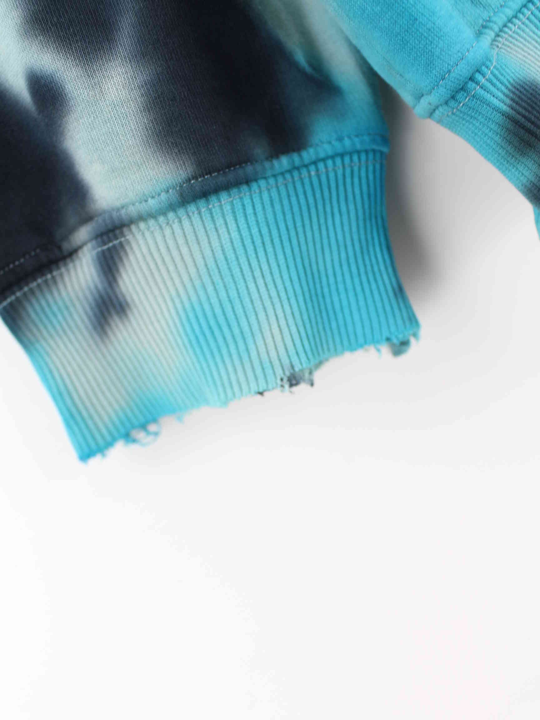 Adidas y2k Embroidered Tie Dye Sweater Blau L (detail image 3)