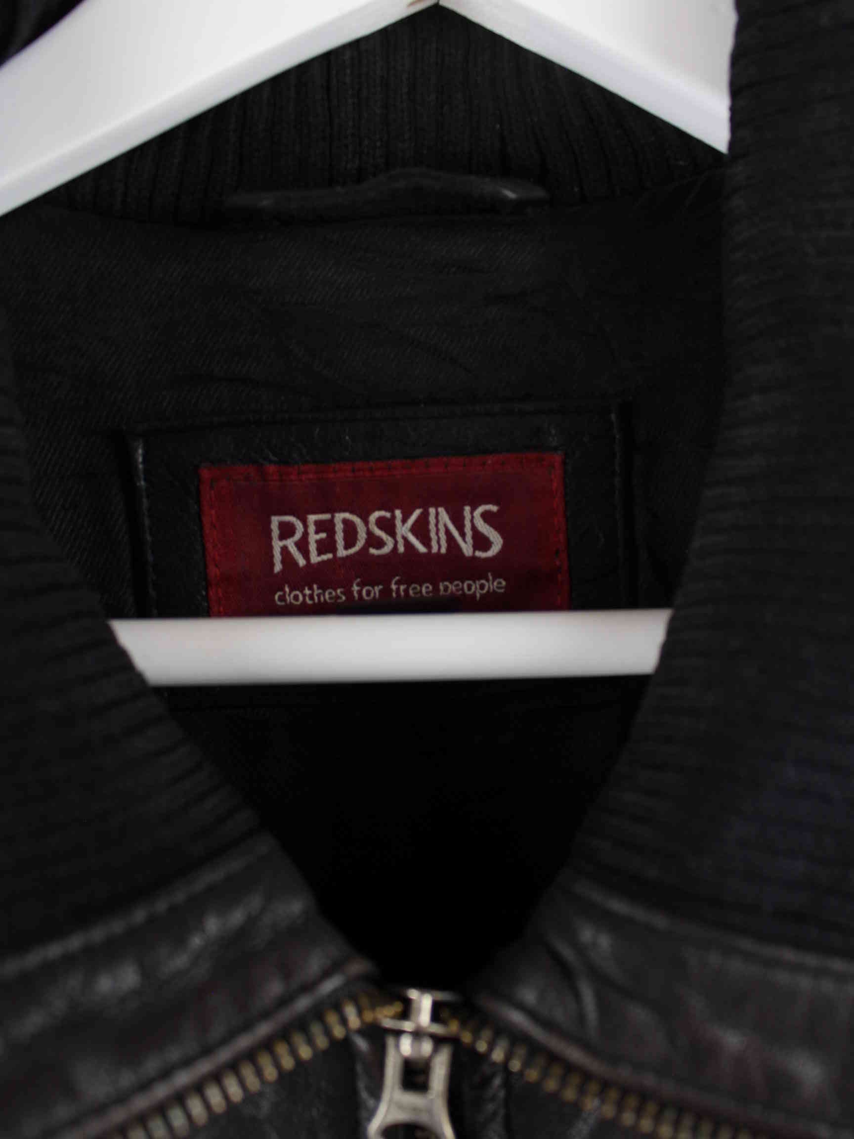 Redskins y2k Leder Jacke Schwarz XL (detail image 2)