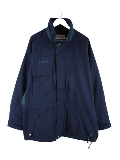 Columbia 90s Vintage Jacke Blau L