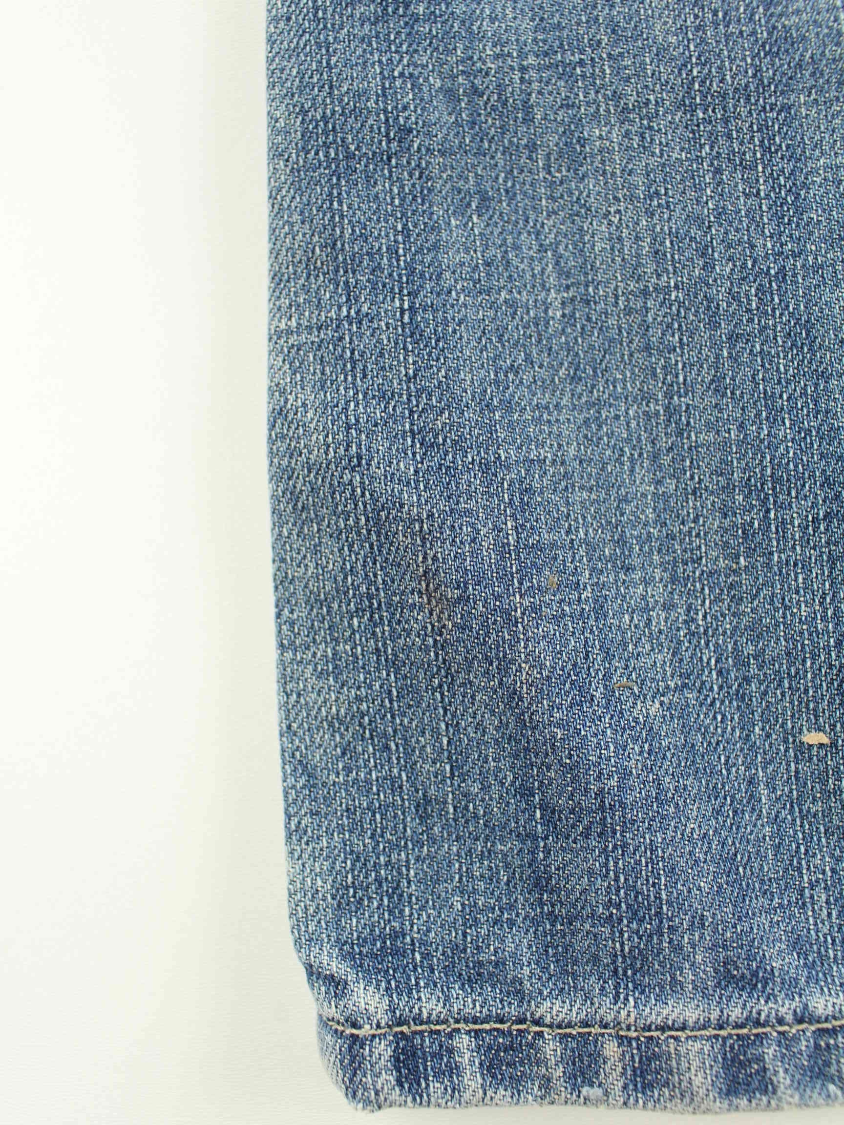 Vintage y2k Embroidered Jeans Blau W32 L32 (detail image 9)