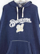 Majestic Brewers Embroidered Hoodie Blau XXL (detail image 1)