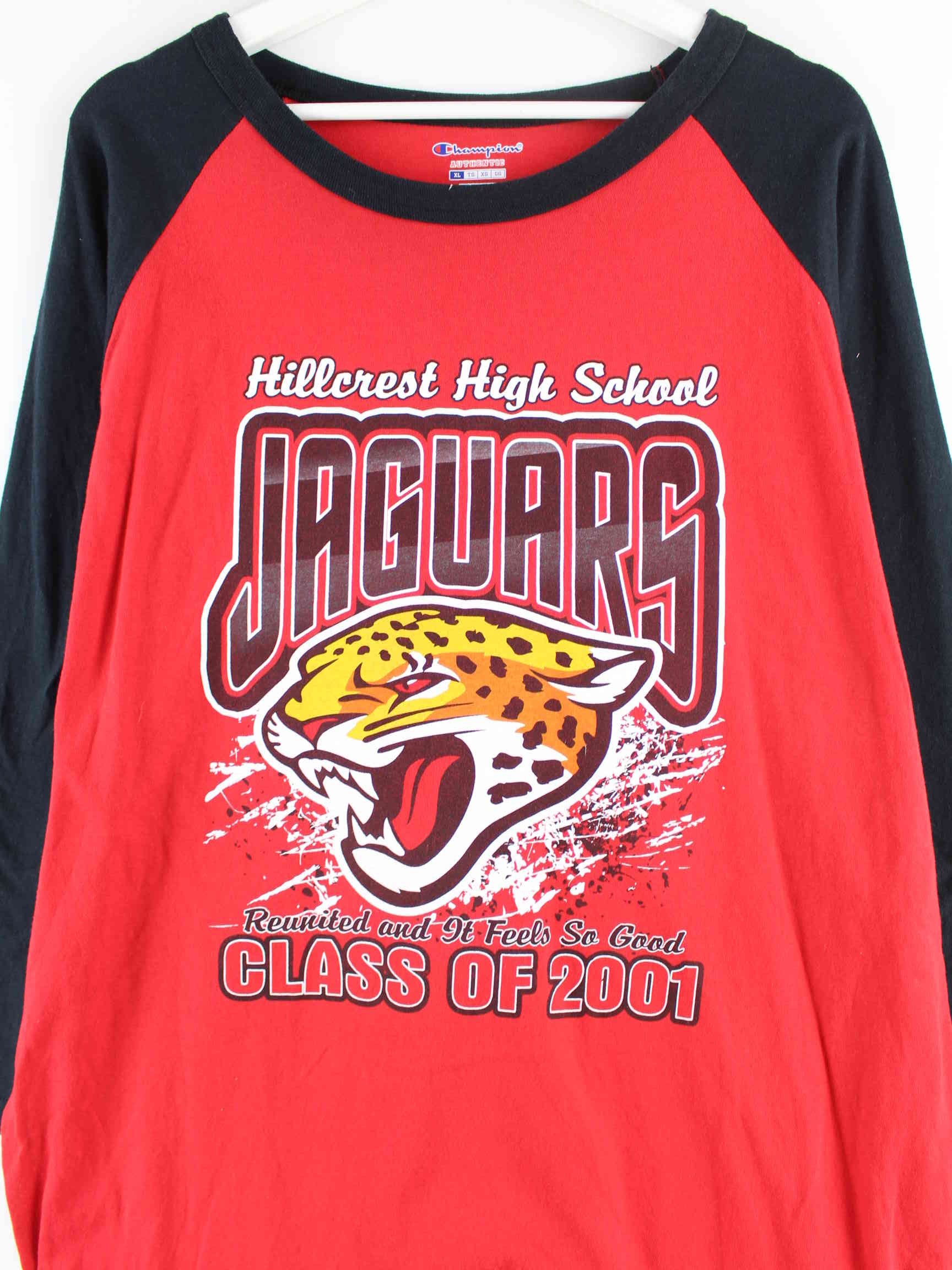 Champion Damen Jaguars Print Sweatshirt Rot XL (detail image 1)