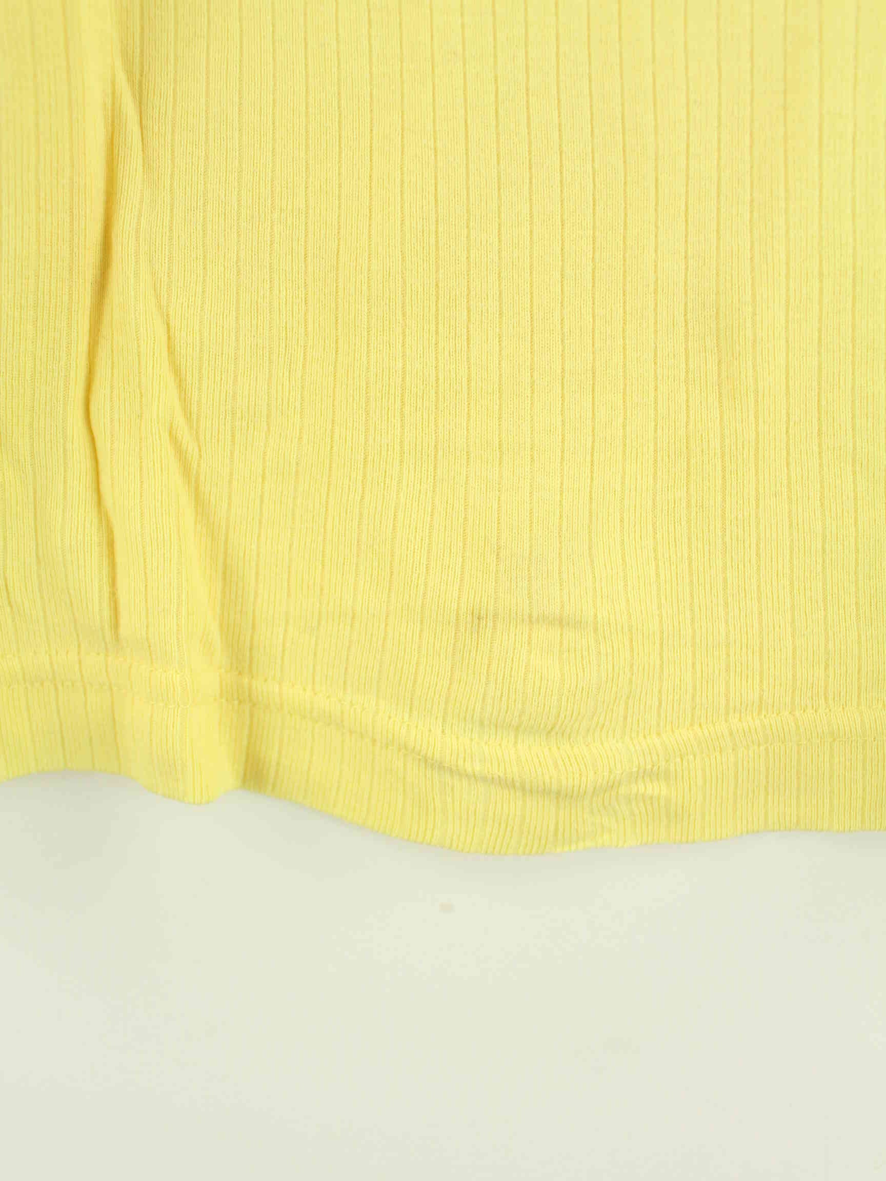 Tommy Hilfiger 00s V-Neck T-Shirt Gelb XL (detail image 6)