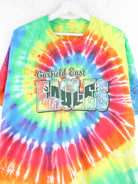 Vintage Garfield East Eagles Print Tie Dye T-Shirt Mehrfarbig XXL (detail image 1)