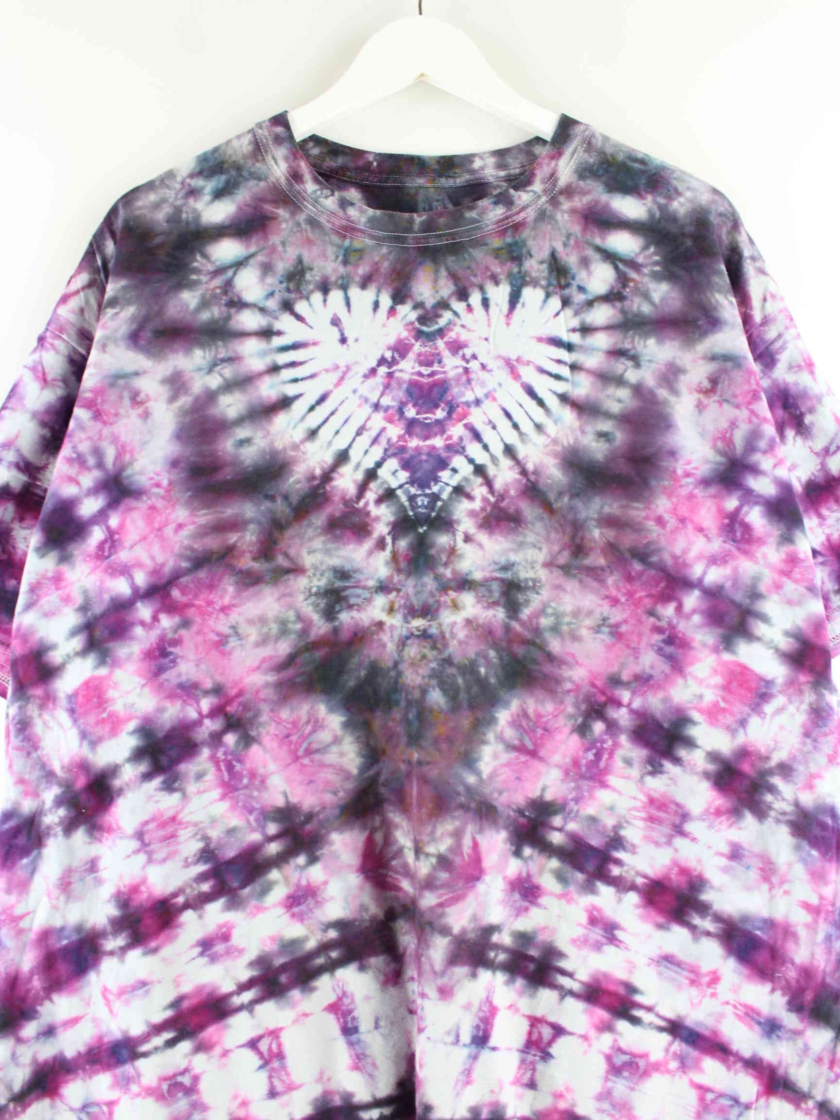 Vintage Tie Dye T-Shirt Lila 3XL (detail image 1)