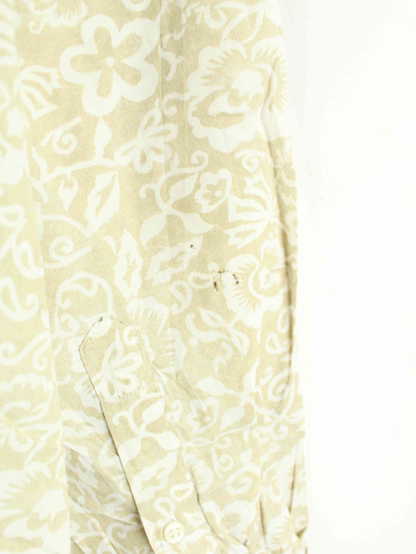 Vintage Pattern Hemd Beige M (detail image 3)