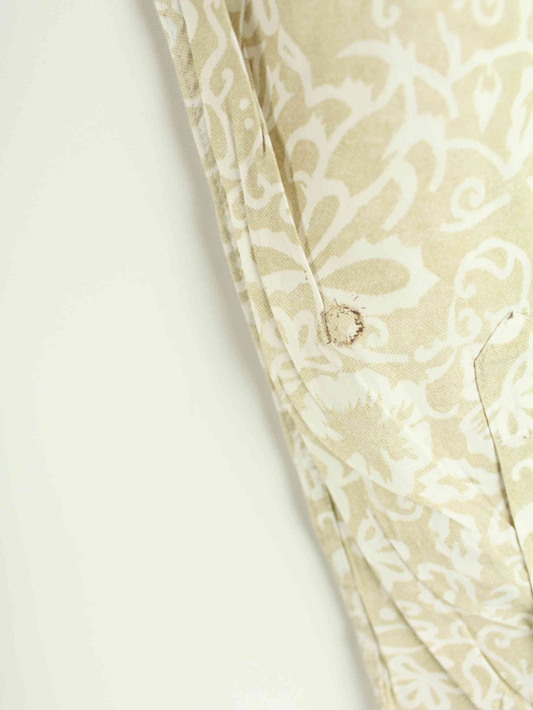 Vintage Pattern Hemd Beige M (detail image 4)