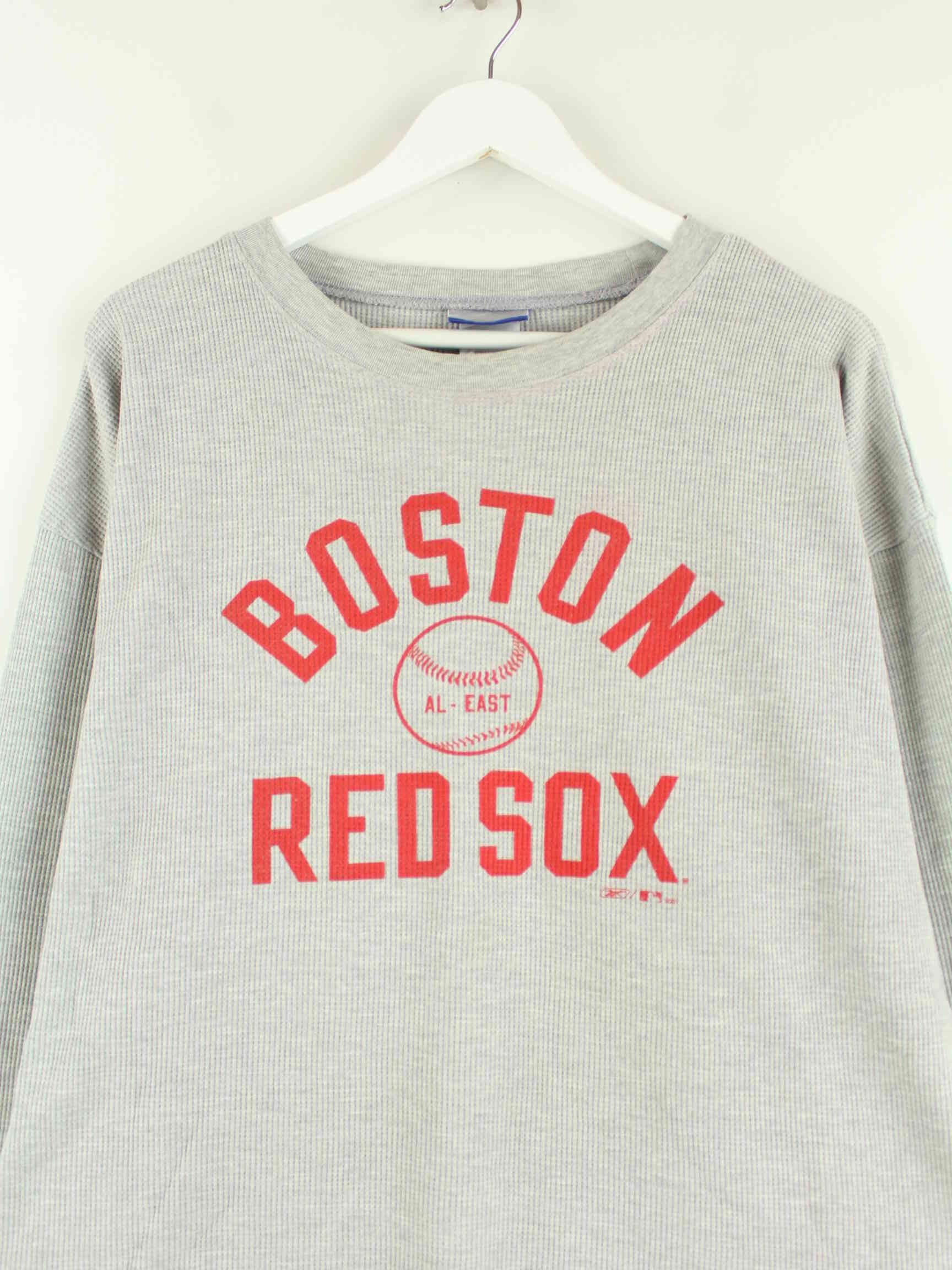 Reebok 00s Boston Redsox Print Sweater Grau XXL (detail image 1)