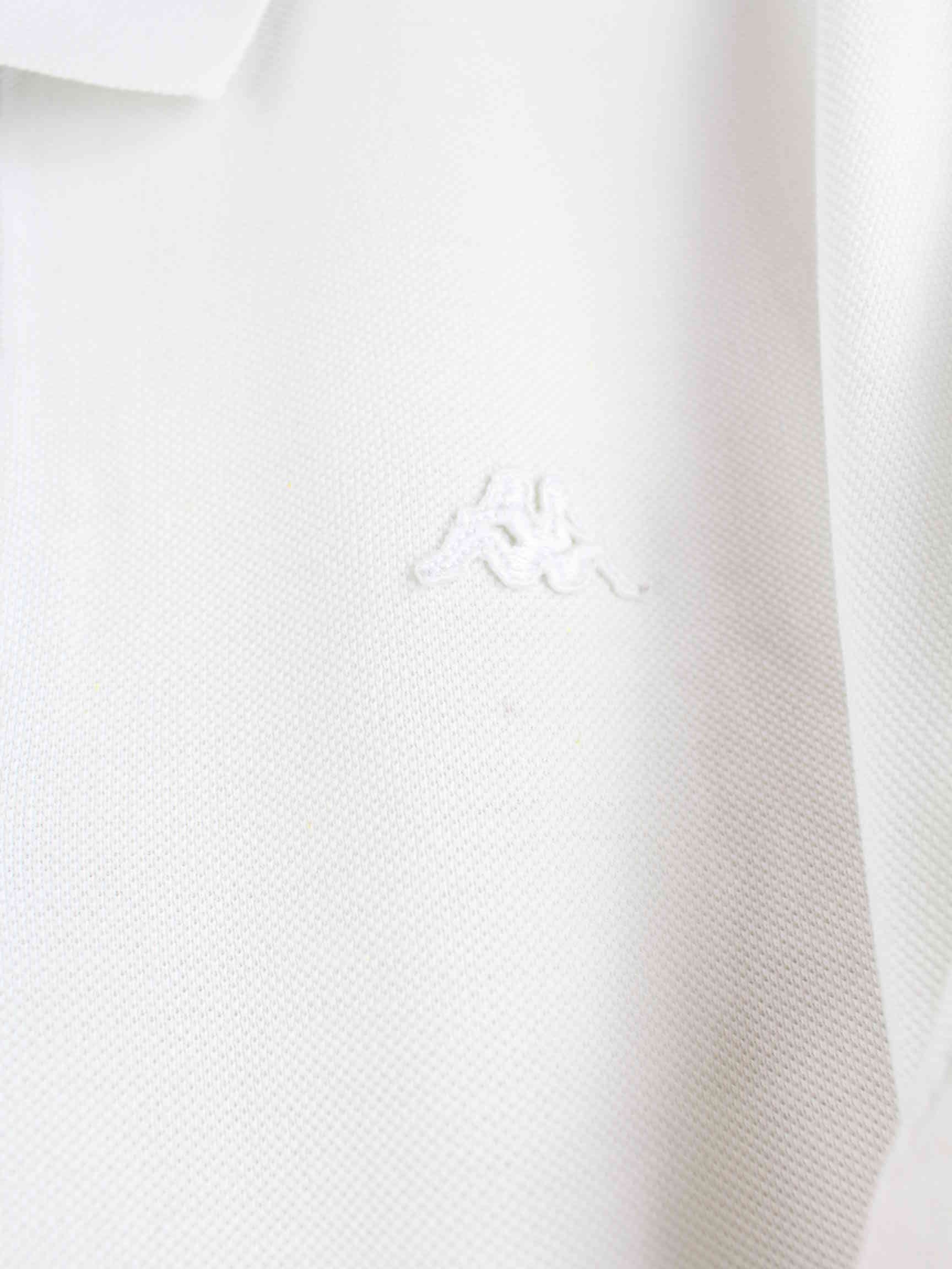 Kappa 90s Vintage Basic Polo Weiß L (detail image 9)