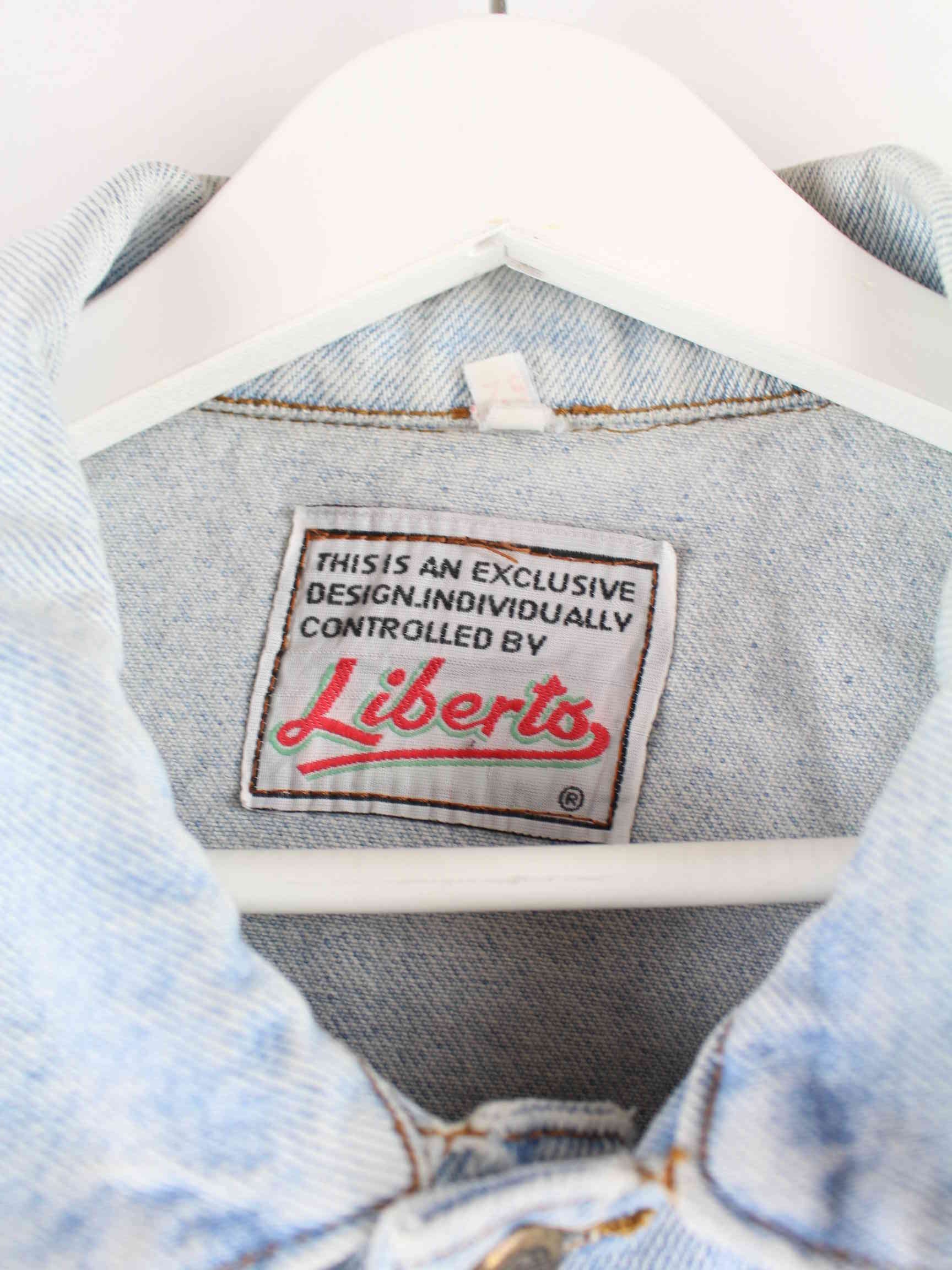 Vintage 90s Denim Jacke Blau M (detail image 2)