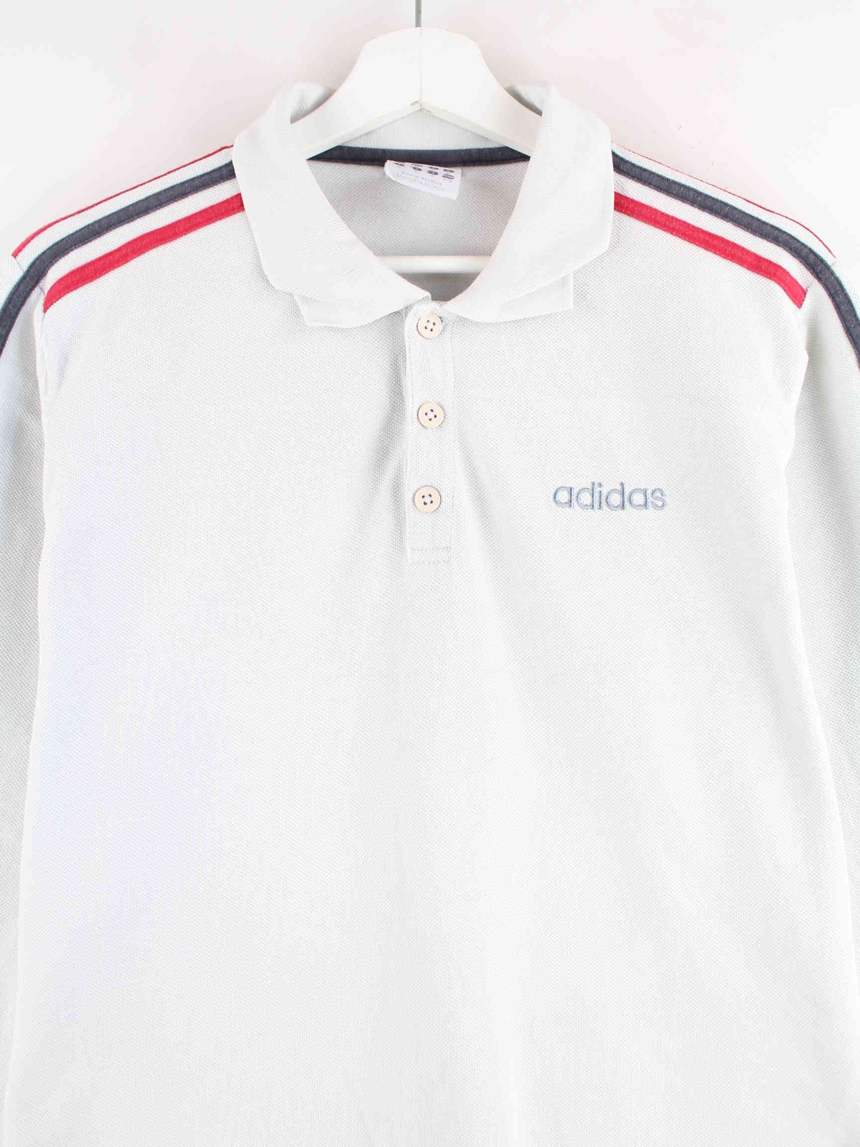 Adidas 00s Langarm Polo Grau M (detail image 1)