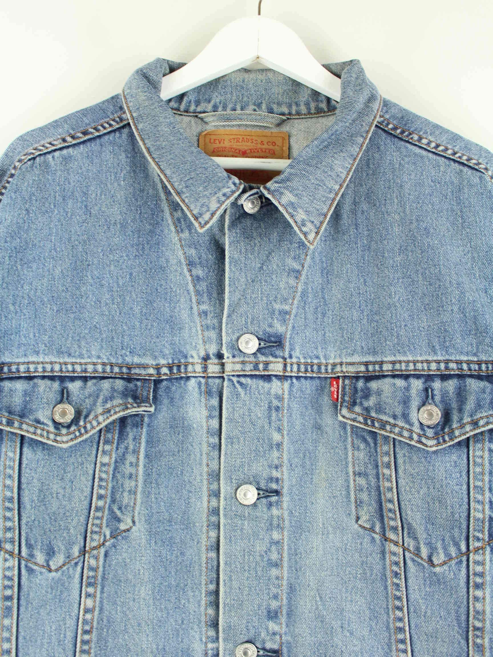 Levi's 00s Standart Trucker Jeans Jacke Blau XXL (detail image 1)