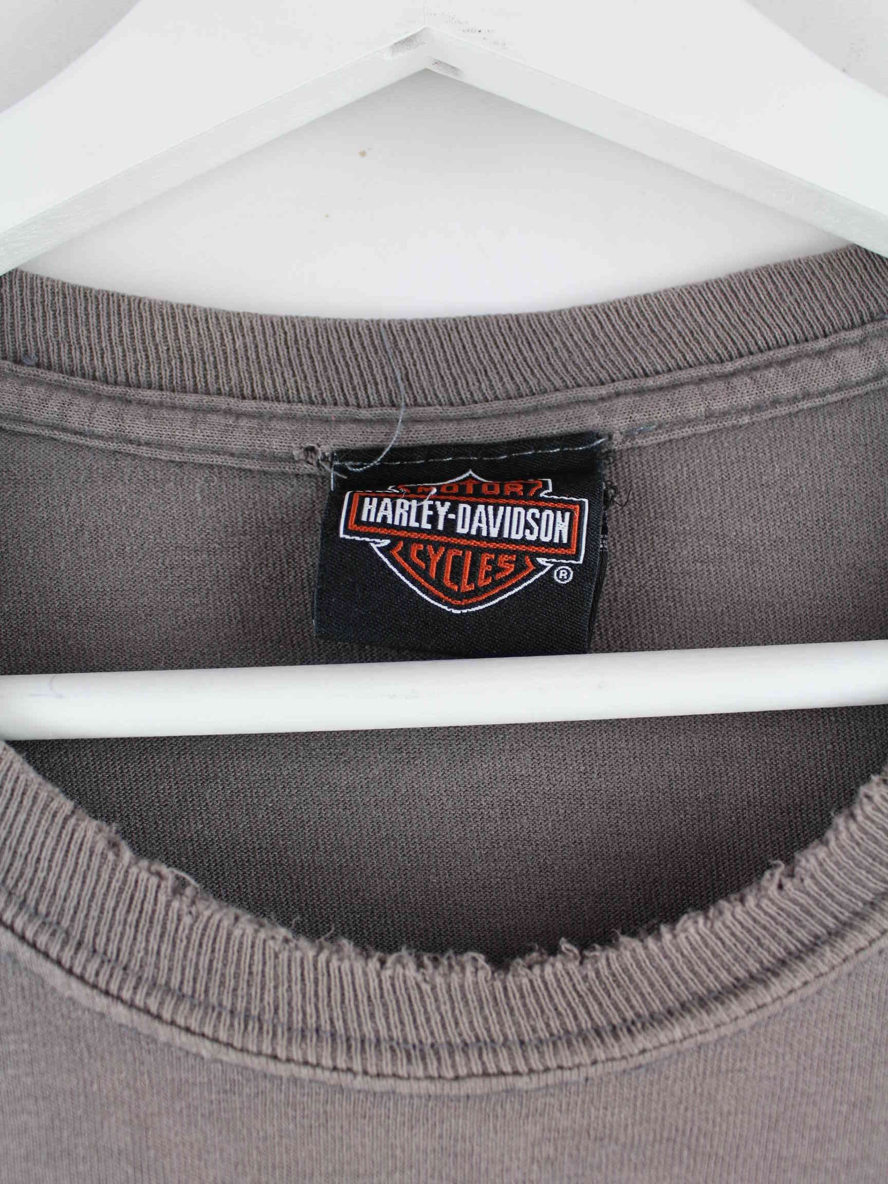 Harley Davidson y2k Nashville Print Sweatshirt Braun L (detail image 2)