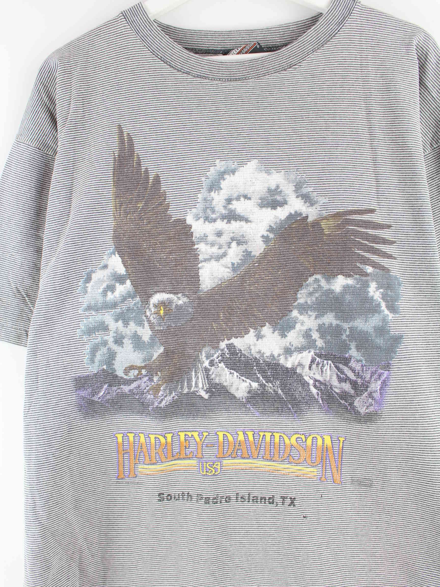 Harley Davidson 80s Vintage South Padre Island Single Stitched T-Shirt Grau XL (detail image 1)