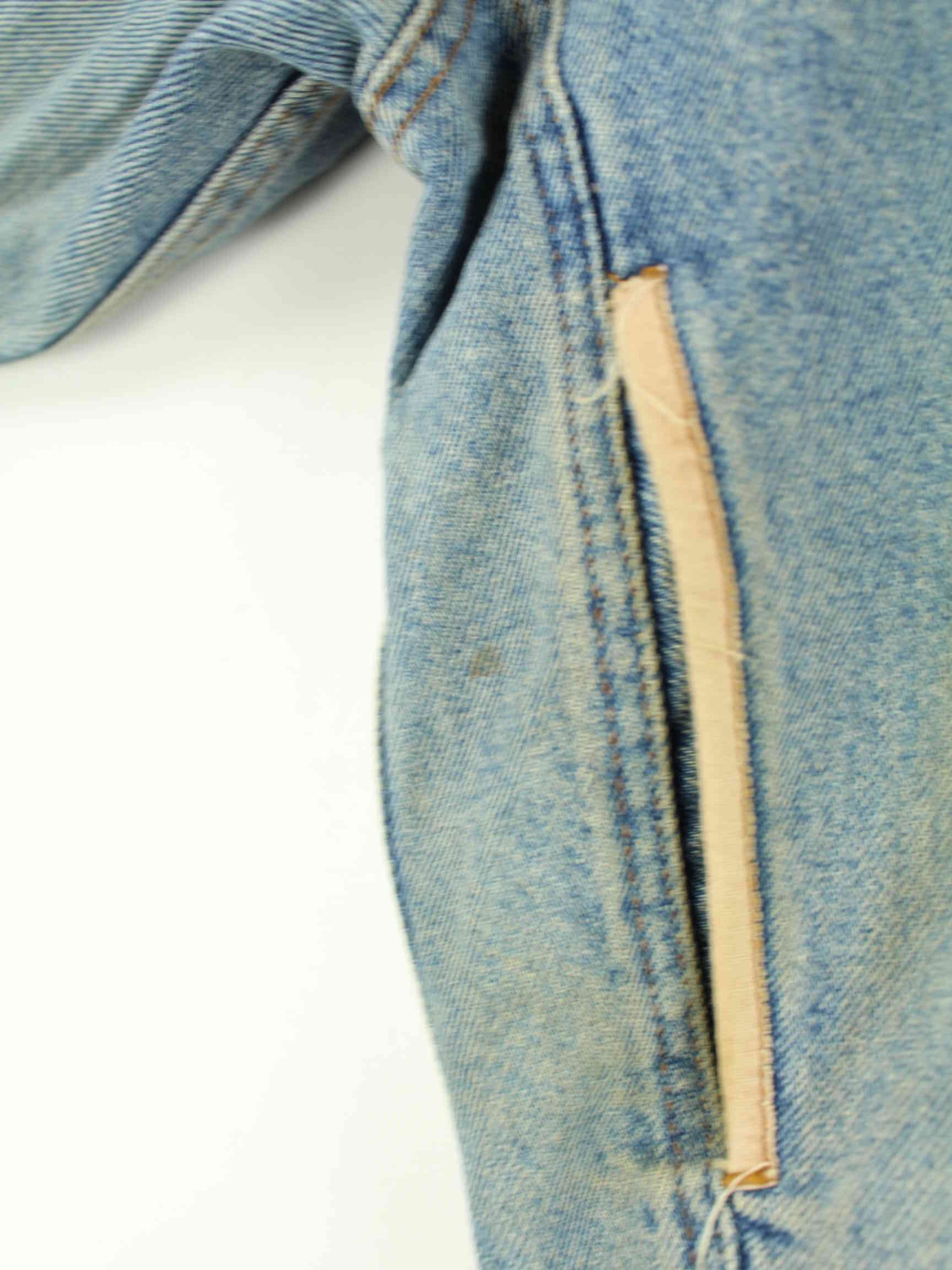 Redskins 90s Vintage Jeans Jacke Blau S (detail image 4)