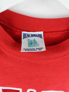 Vintage 90s Wisconsin Embroidered Sweater Rot L (detail image 2)