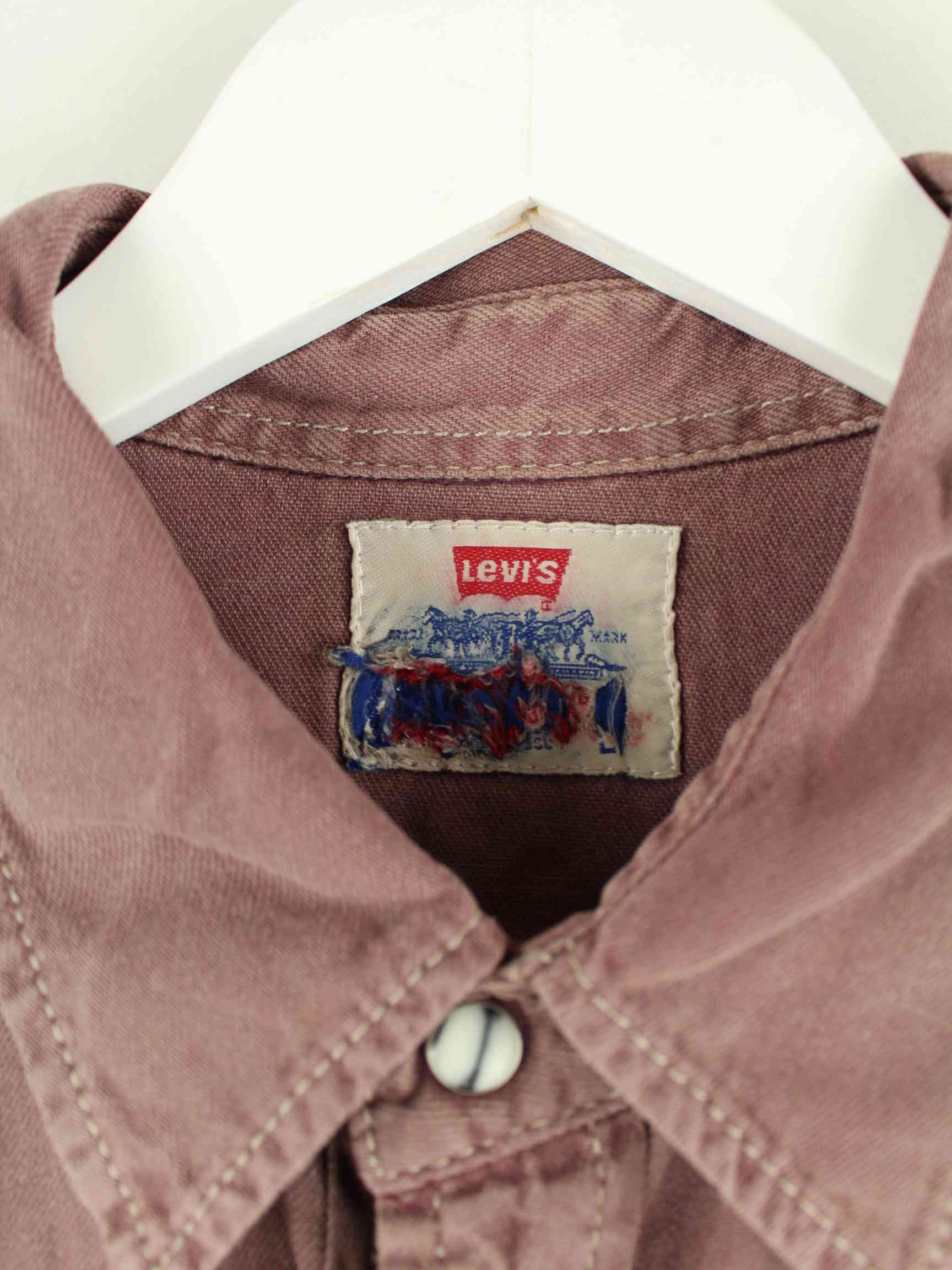 Levi's 90s Vintage Denim Hemd Braun L (detail image 3)