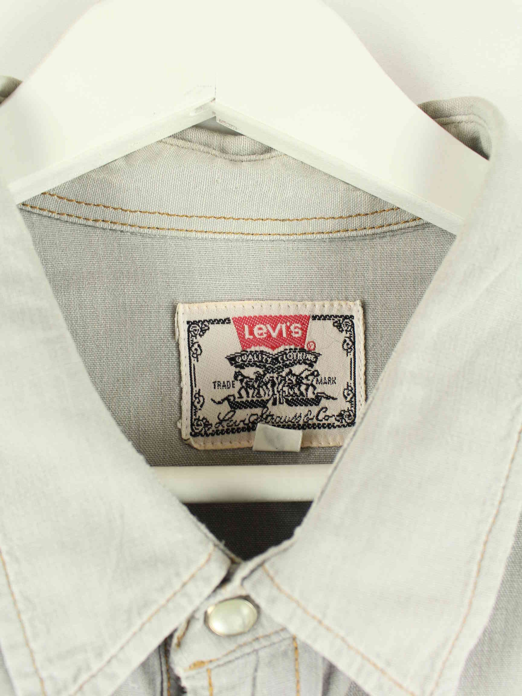 Levi's 90s Vintage Orange Tab Hemd Grau XL (detail image 2)