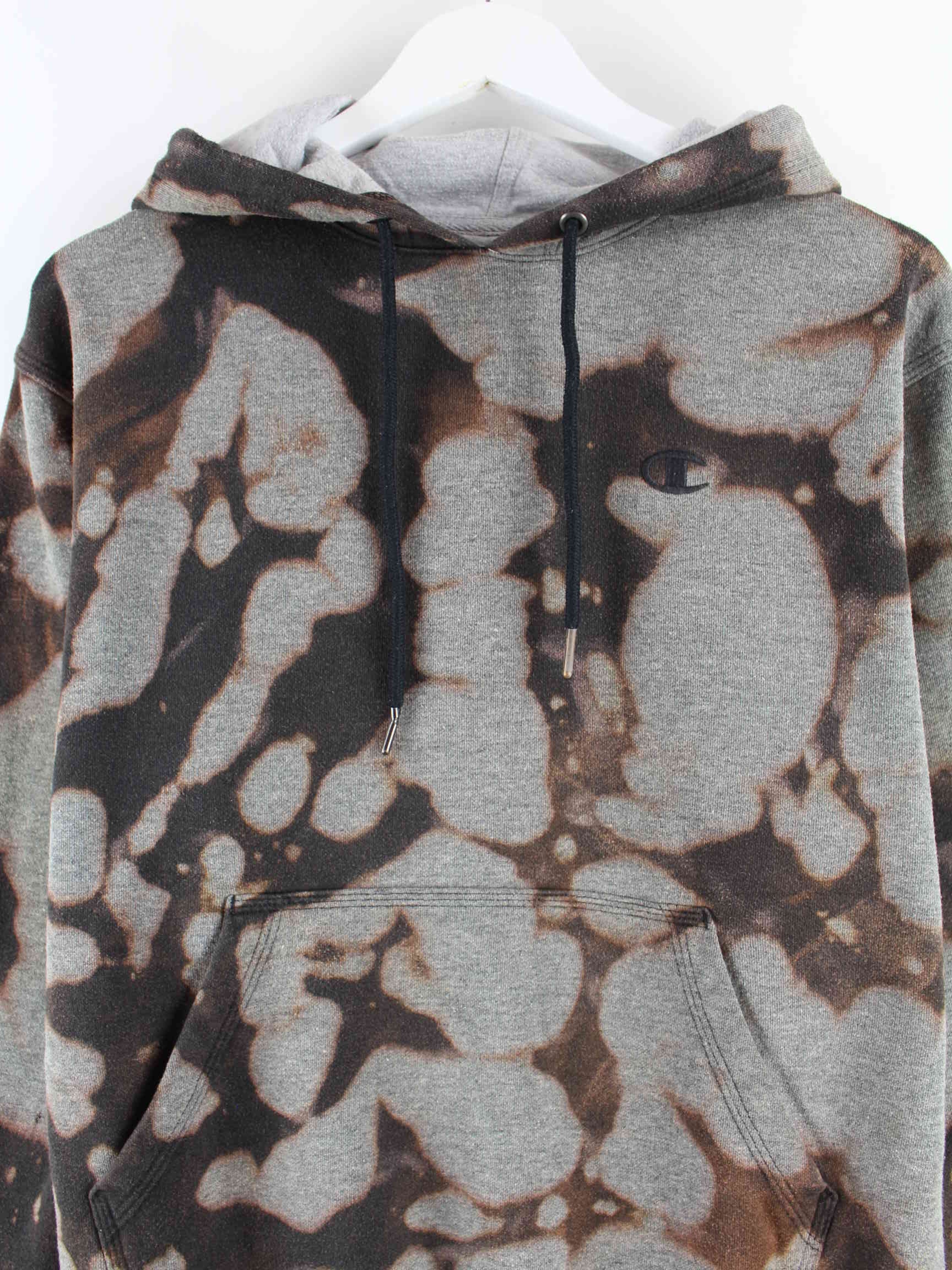 Champion Embroidered Tie Dye Hoodie Grau S (detail image 1)