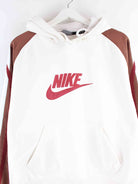 Nike y2k Big Logo Embroidered Hoodie Weiß M (detail image 1)