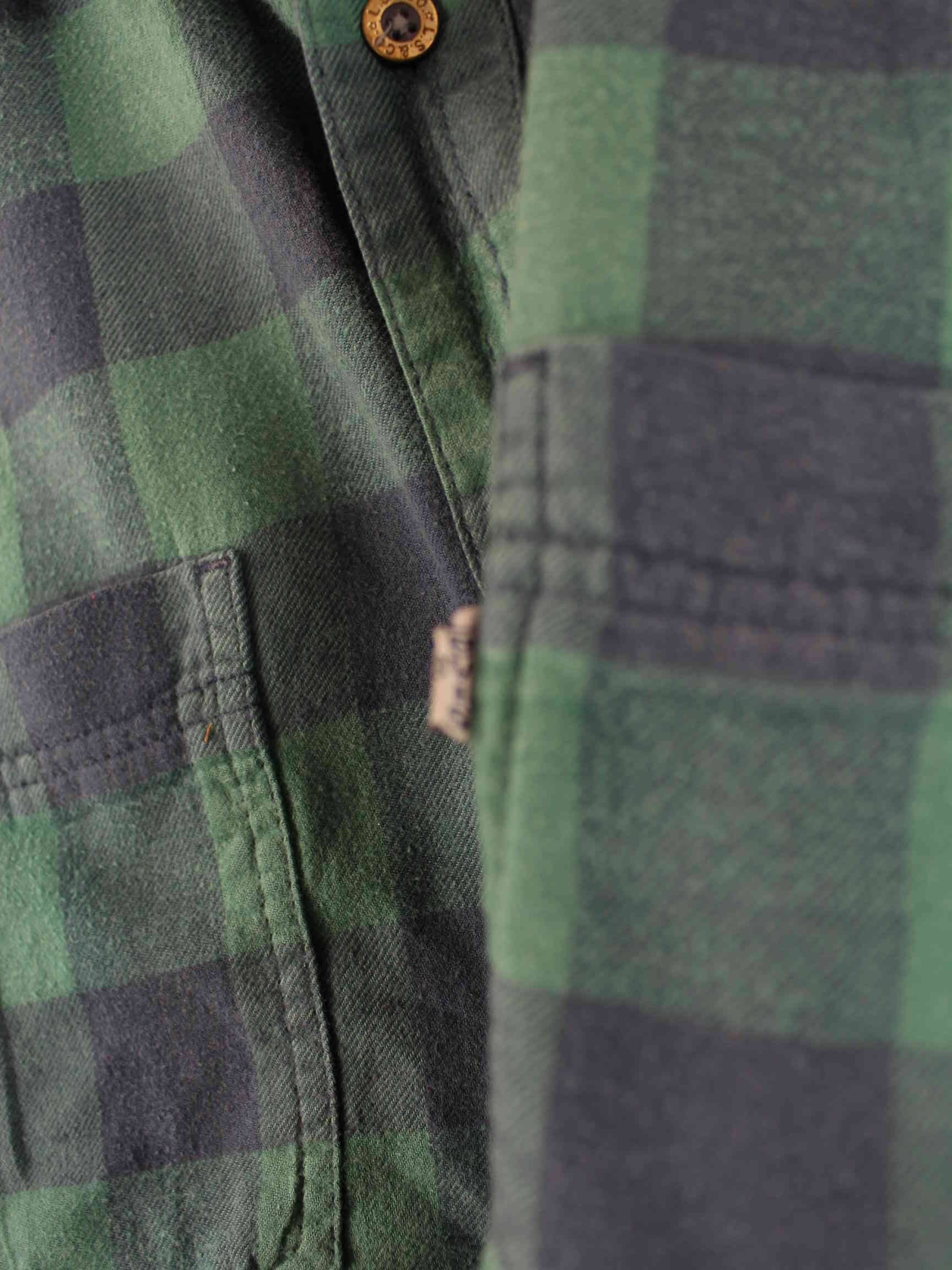 Levi's 80s Vintage Checked Hemd Grün L (detail image 3)