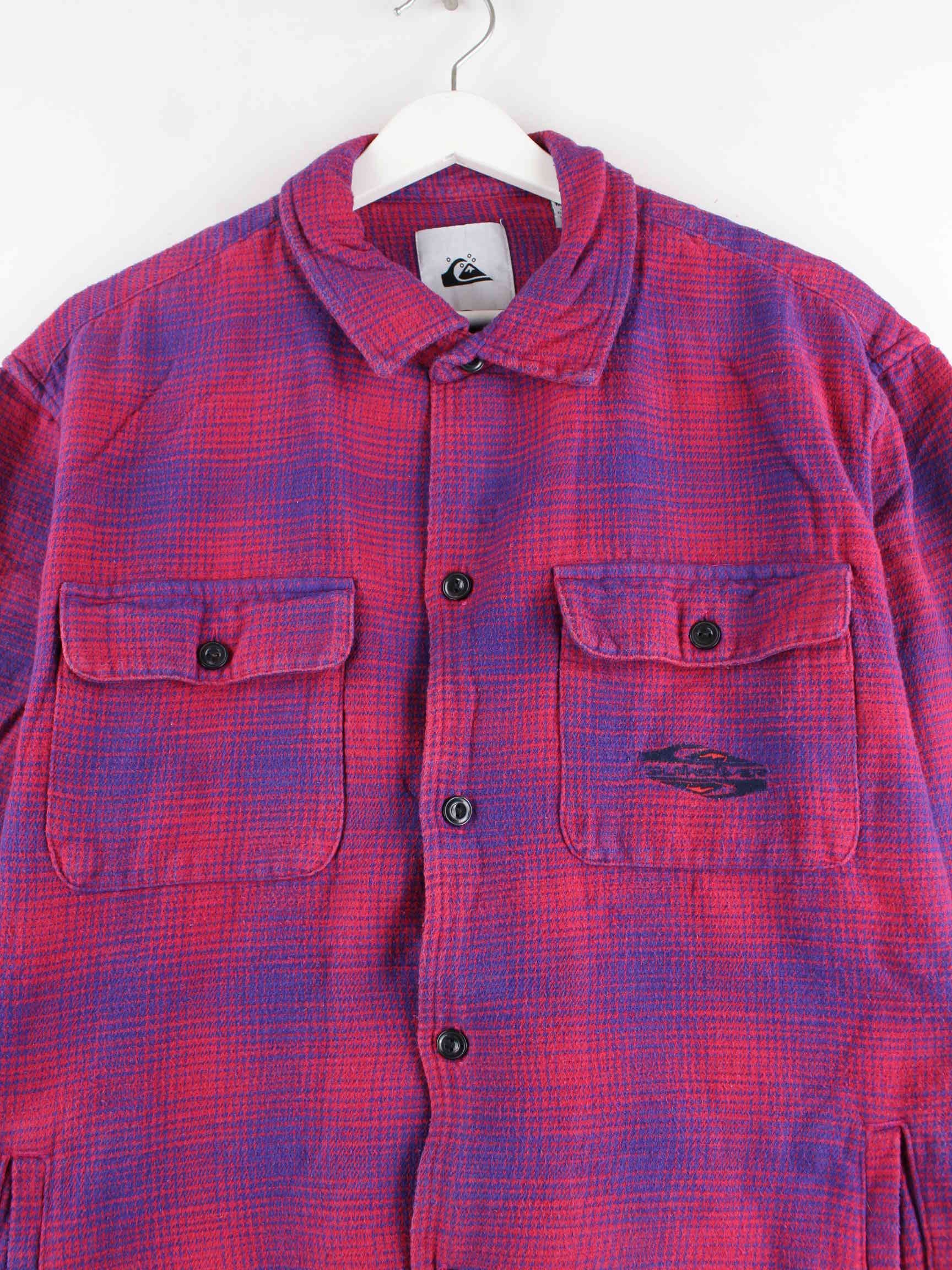 Quiksilver Embroidered Flanell Hemd Rot M (detail image 1)