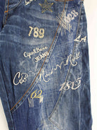 Vintage y2k Embroidered Jeans Blau W36 L30 (detail image 1)