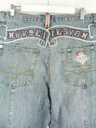 Vintage y2k Embroidered Carpenter Jeans Blau W32 L40 (detail image 4)