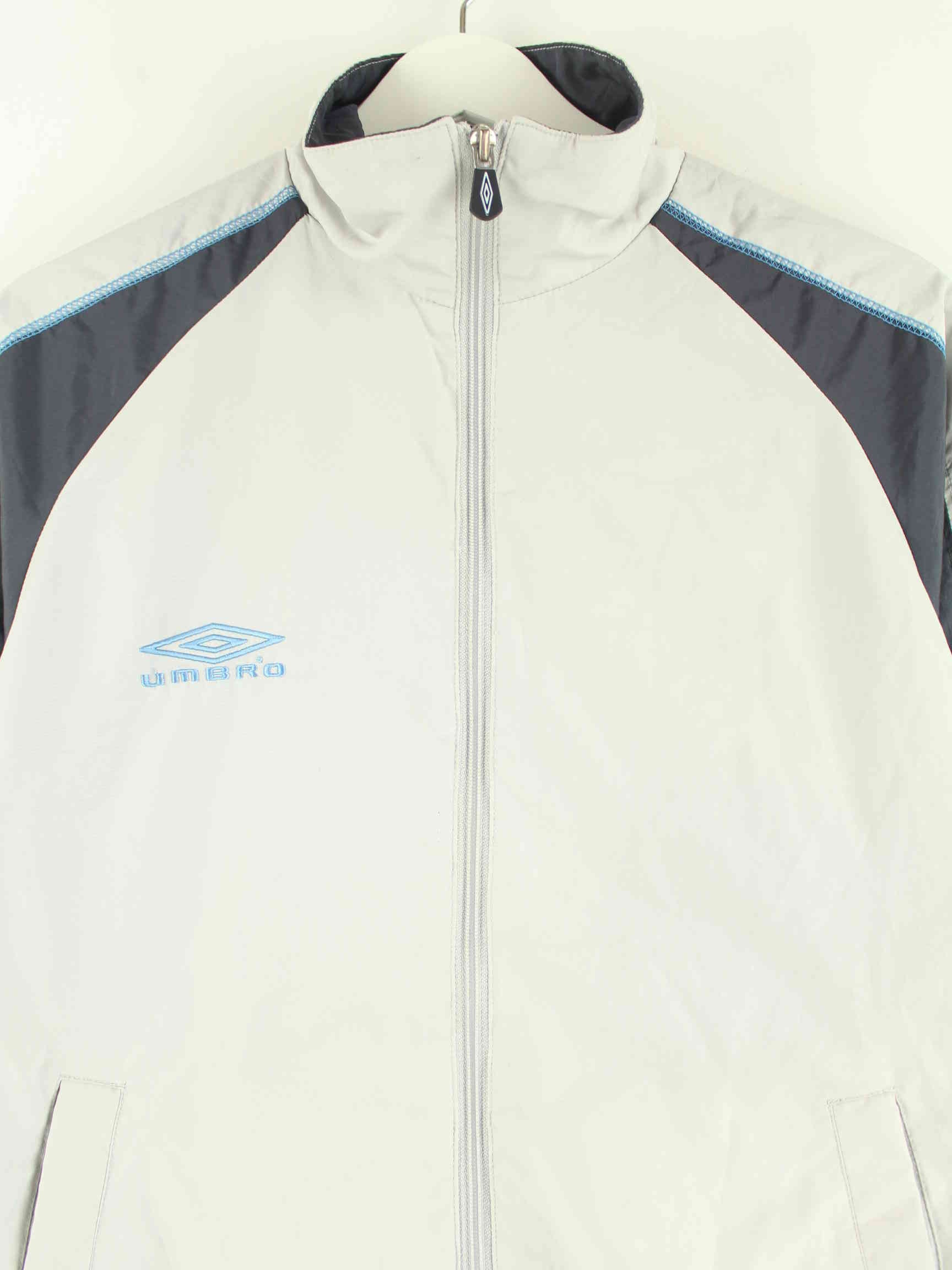 Umbro 90s Vintage Trainingsjacke Grau S (detail image 1)