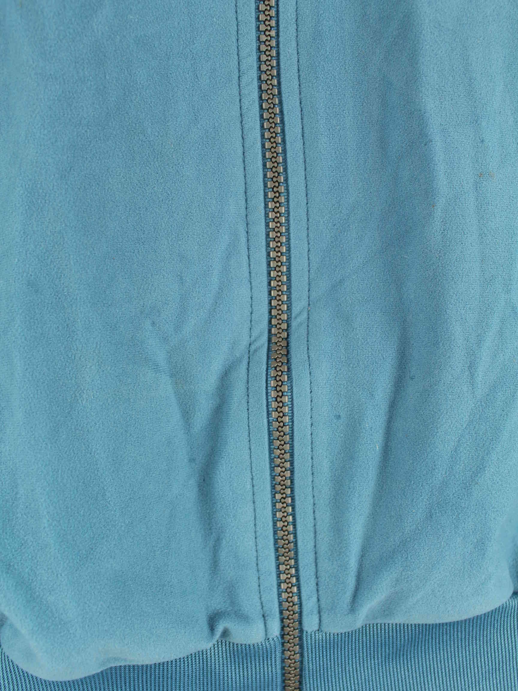 Adidas 80s Vintage One World Velours Trainingsjacke Blau M (detail image 2)