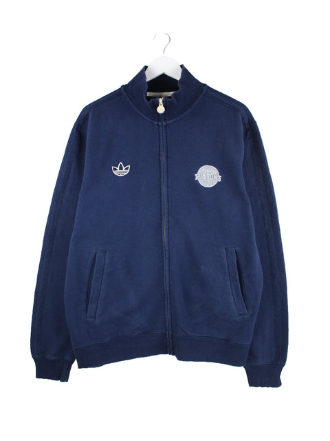 Adidas 00s Detroit Pistons Sweatjacke Blau M