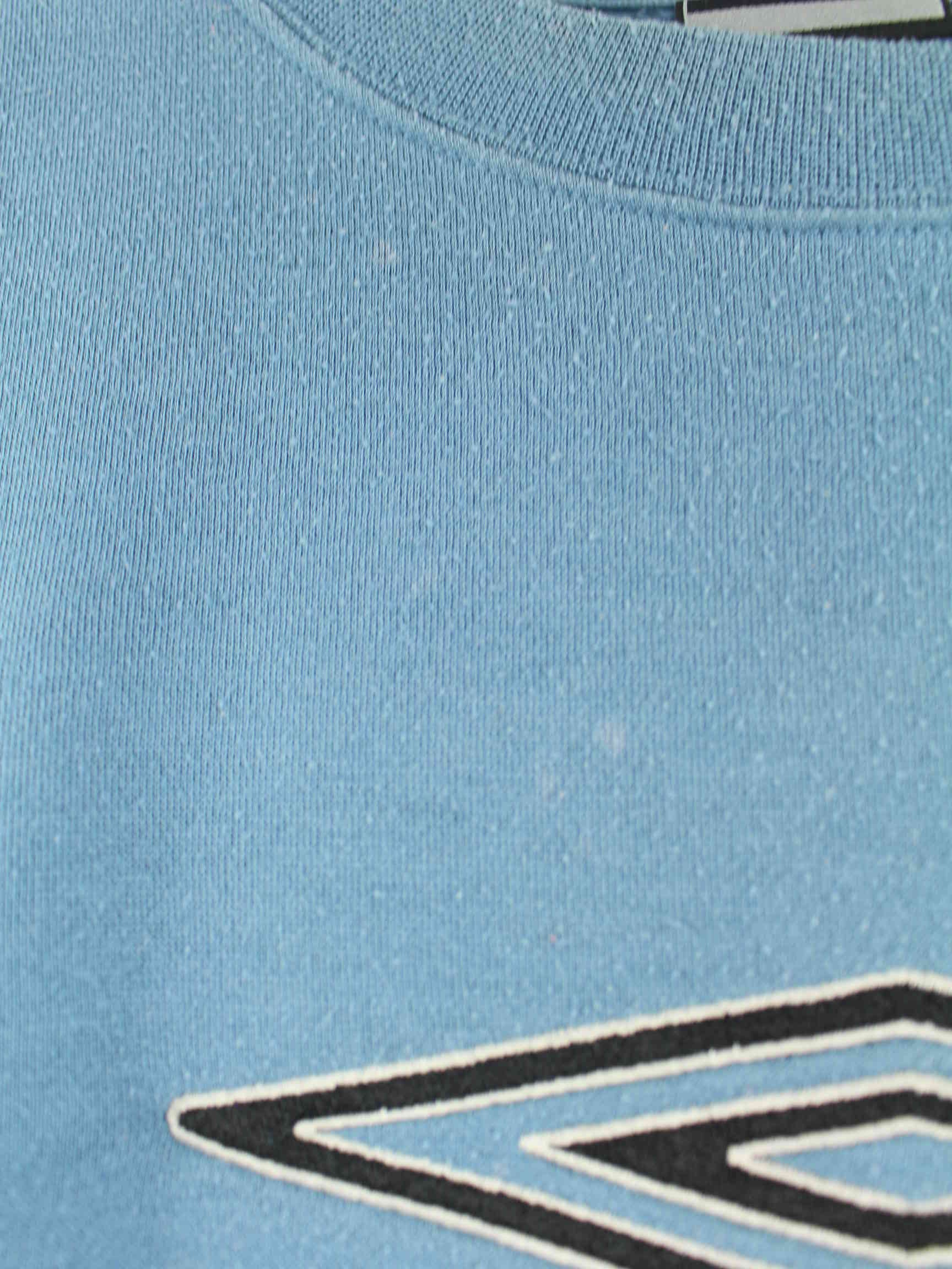 Umbro 00s Logo Embroidered Sweater Blau M (detail image 4)