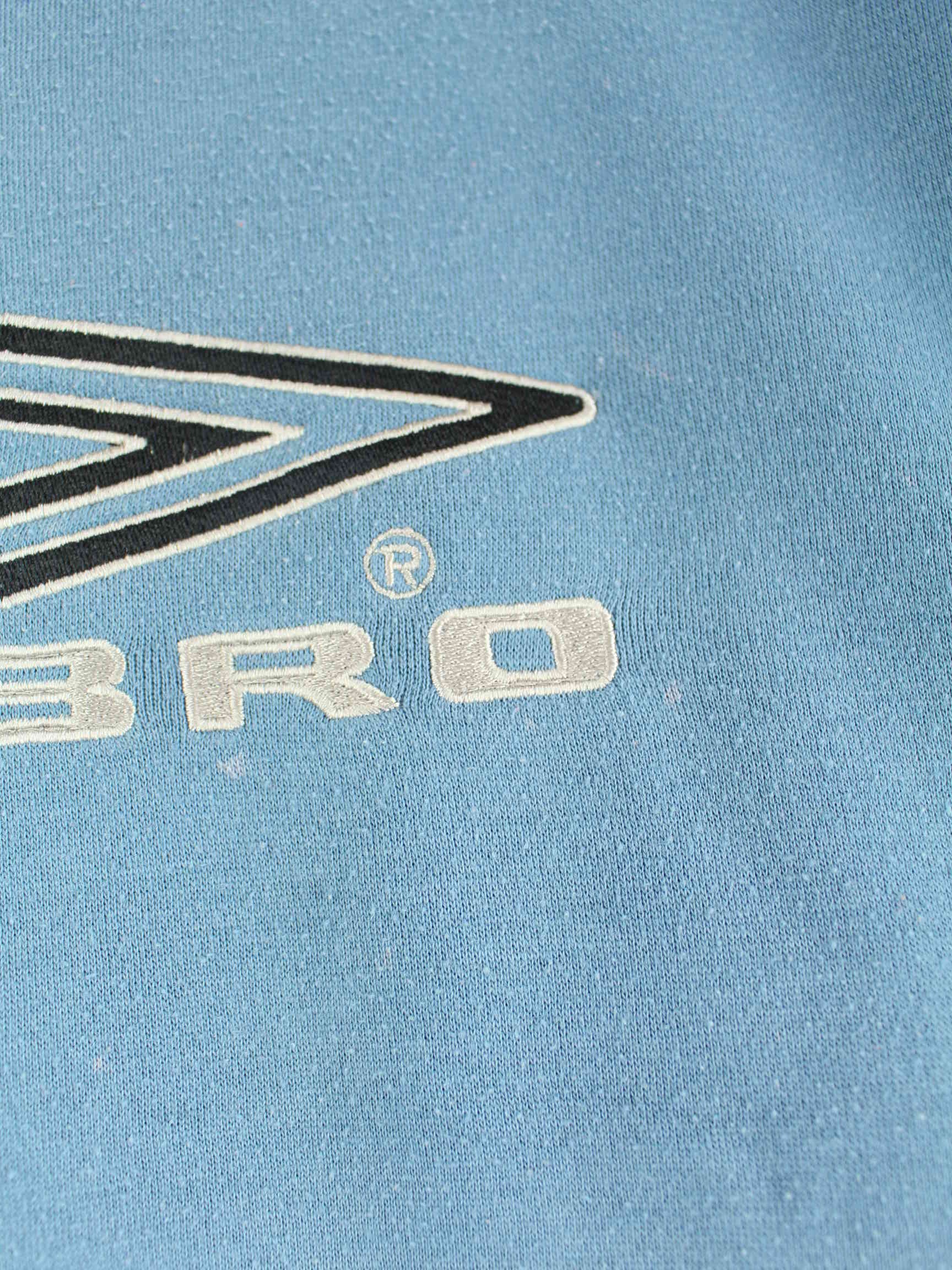 Umbro 00s Logo Embroidered Sweater Blau M (detail image 5)