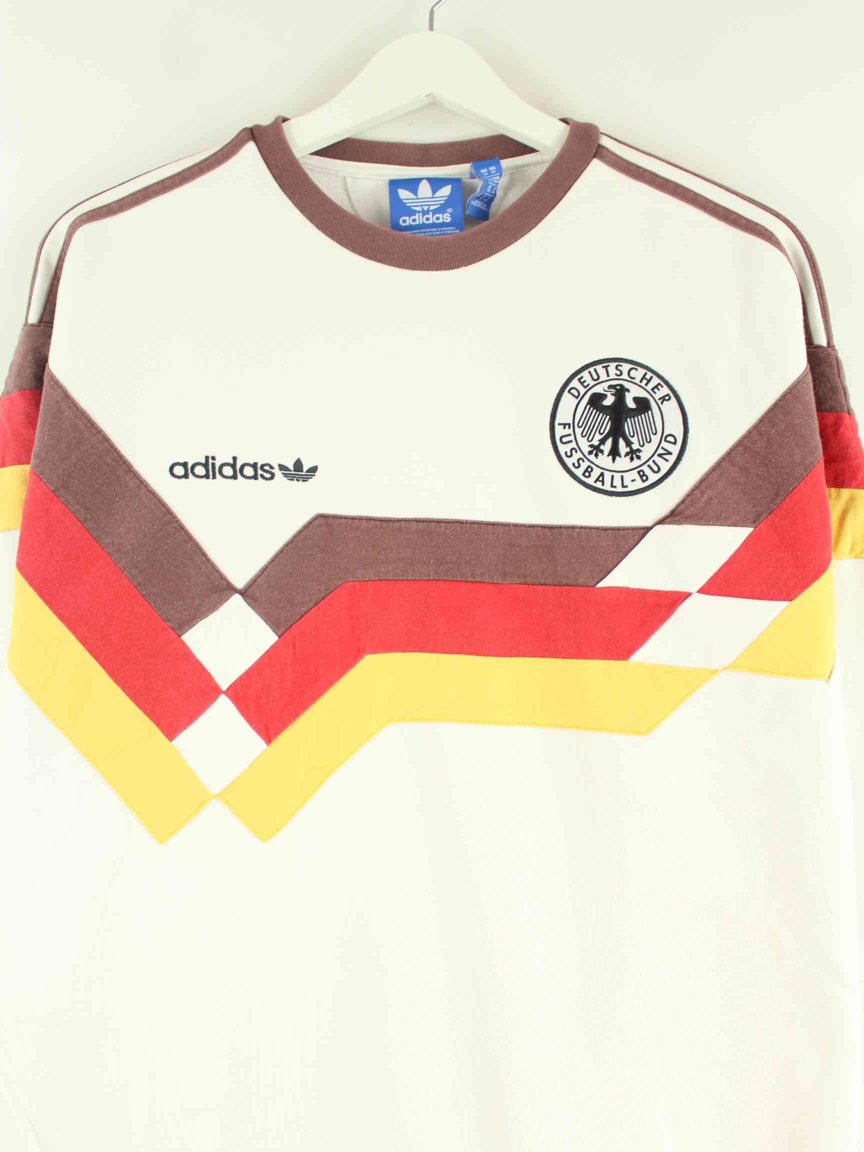 Adidas Deutschland 1990 Embroidered Sweater Weiß M (detail image 2)