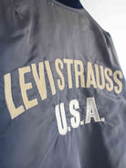 Levi's 80s Vintage Embroidered Bomber College Jacke Blau L (detail image 5)