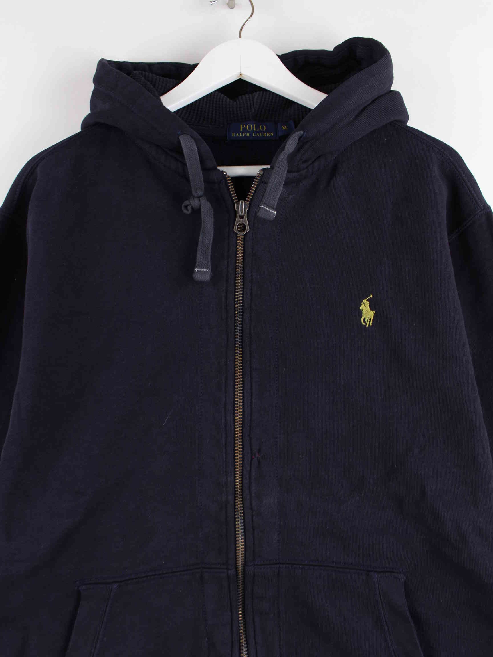 Ralph Lauren Embroidered Zip Hoodie Blau XL (detail image 1)