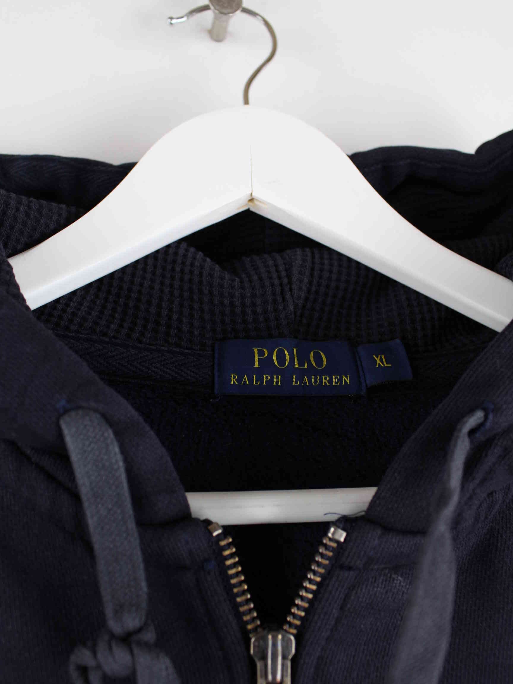 Ralph Lauren Embroidered Zip Hoodie Blau XL (detail image 2)