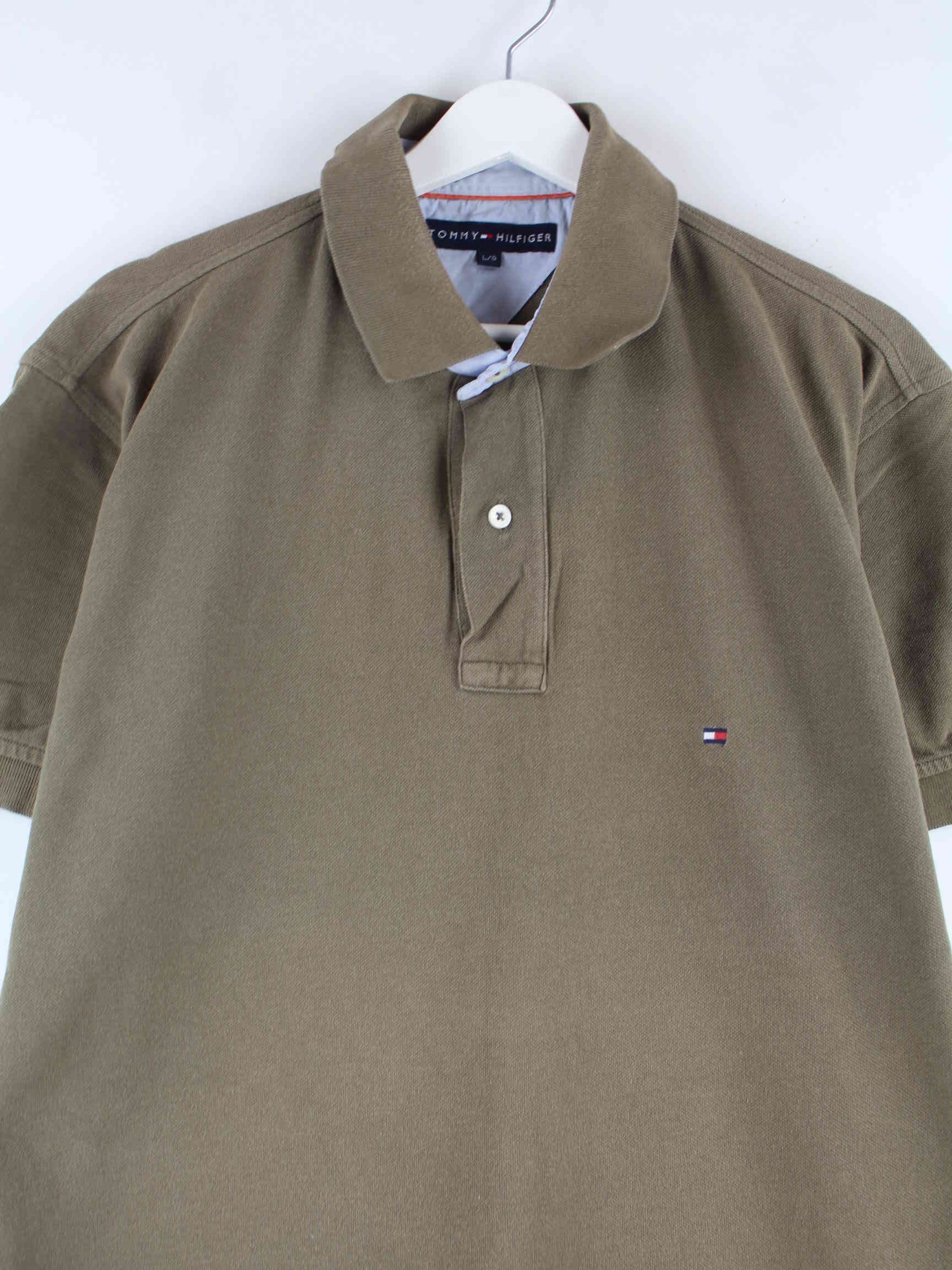 Tommy Hilfiger 00s Basic Polo Braun L (detail image 1)