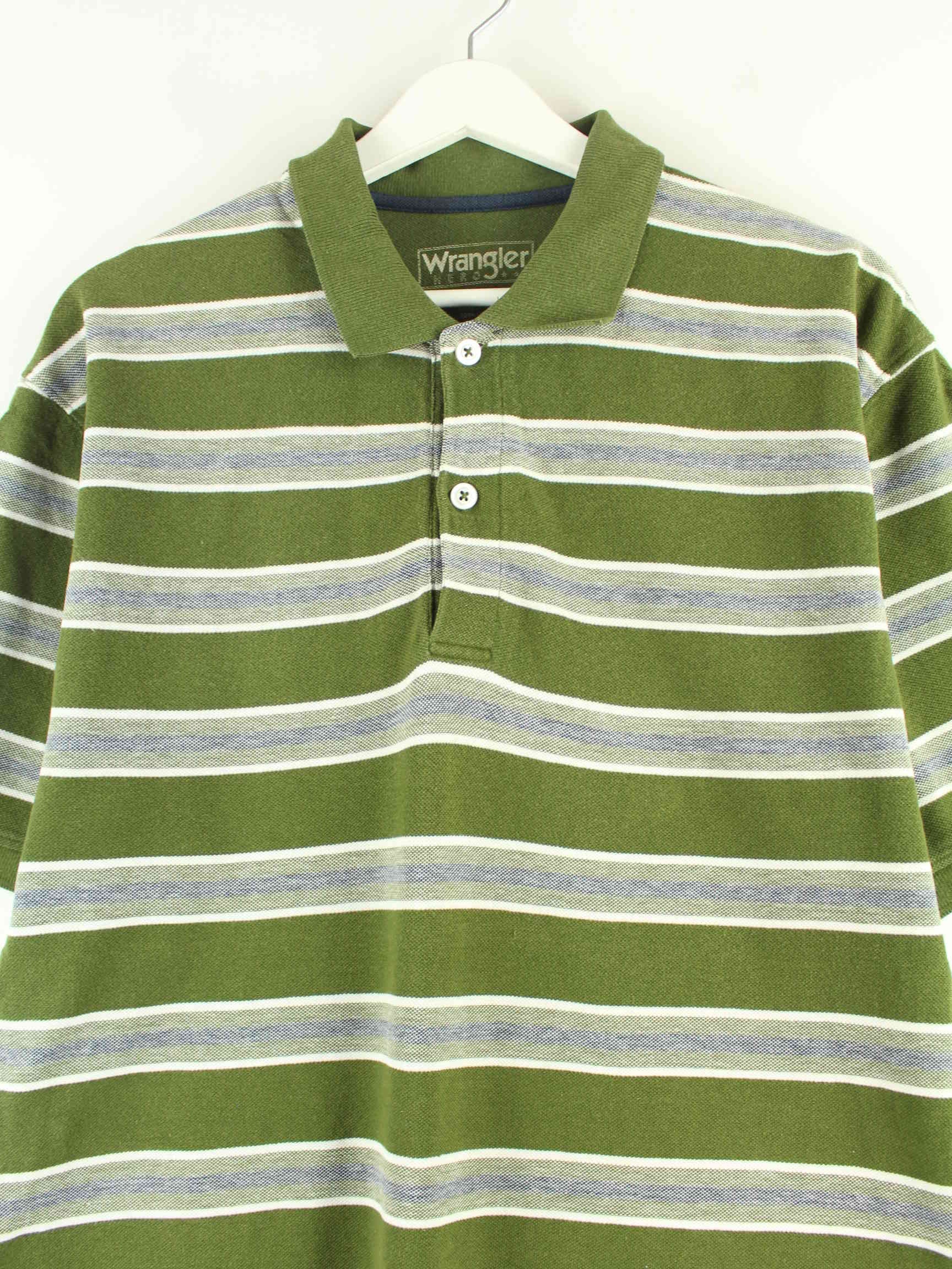 Wrangler Striped Polo Grün S (detail image 1)