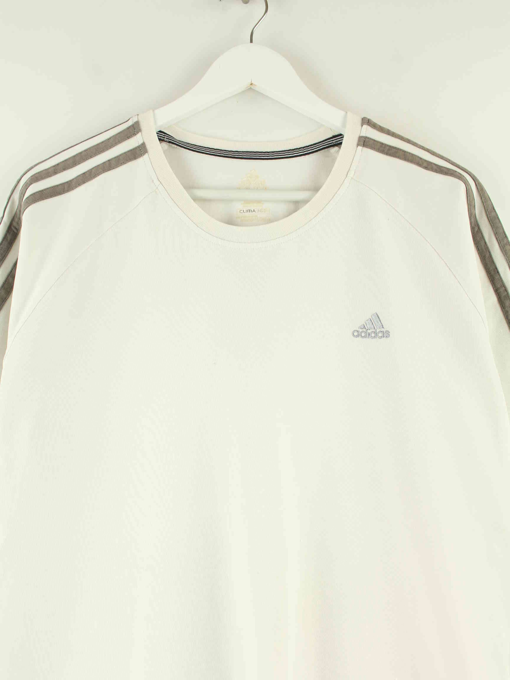 Adidas Perfomance 3-Stripes T-Shirt Weiß L (detail image 1)