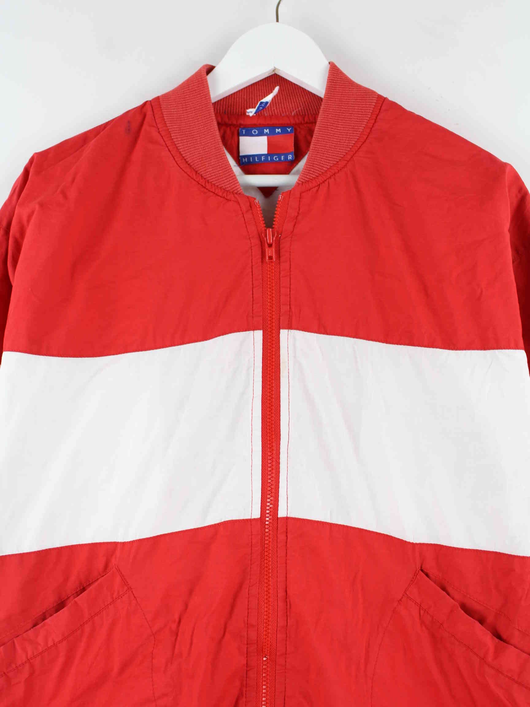 Tommy Hilfiger 80s Vintage Bomber Jacke Rot S (detail image 1)