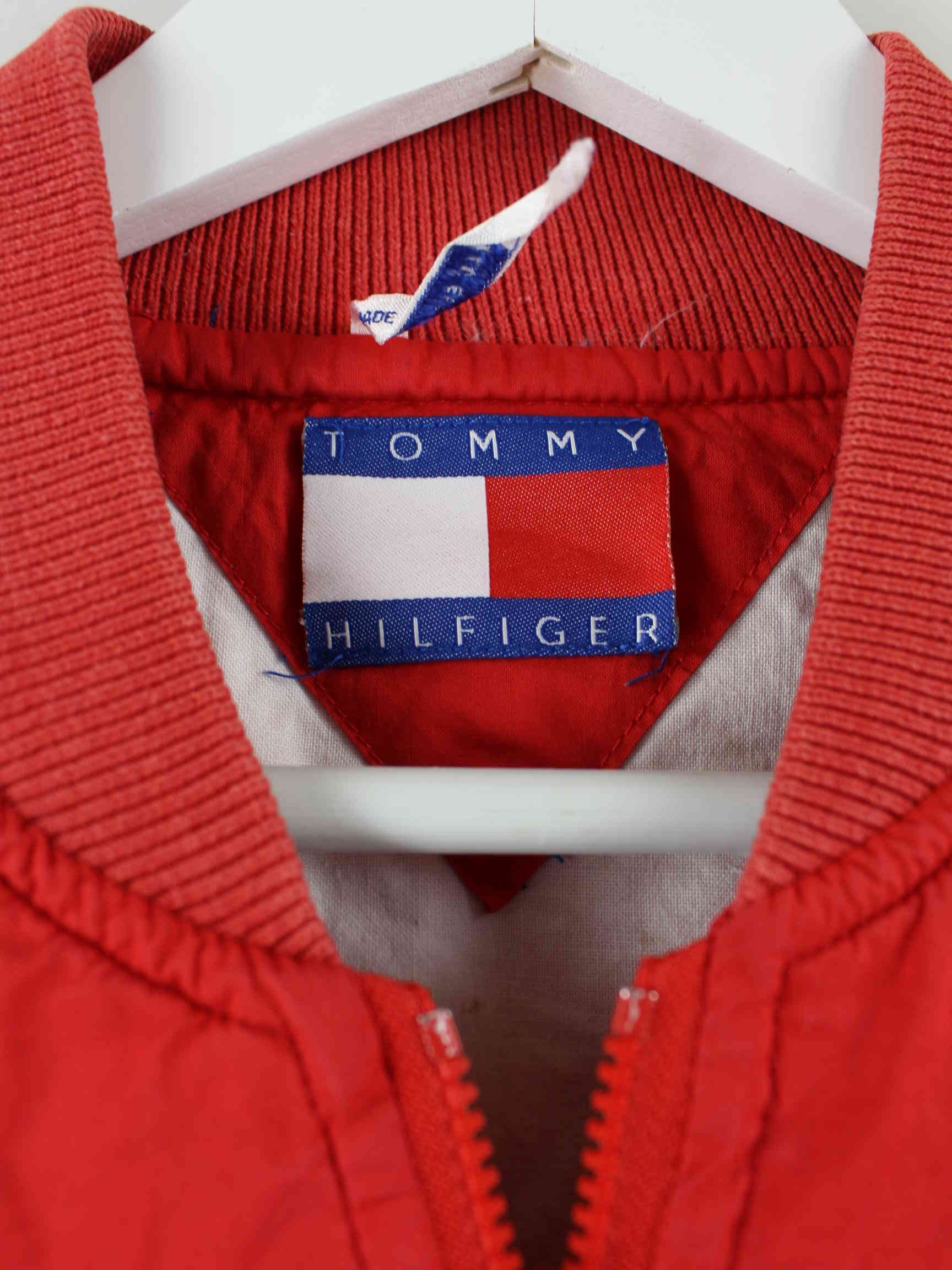 Tommy Hilfiger 80s Vintage Bomber Jacke Rot S (detail image 2)