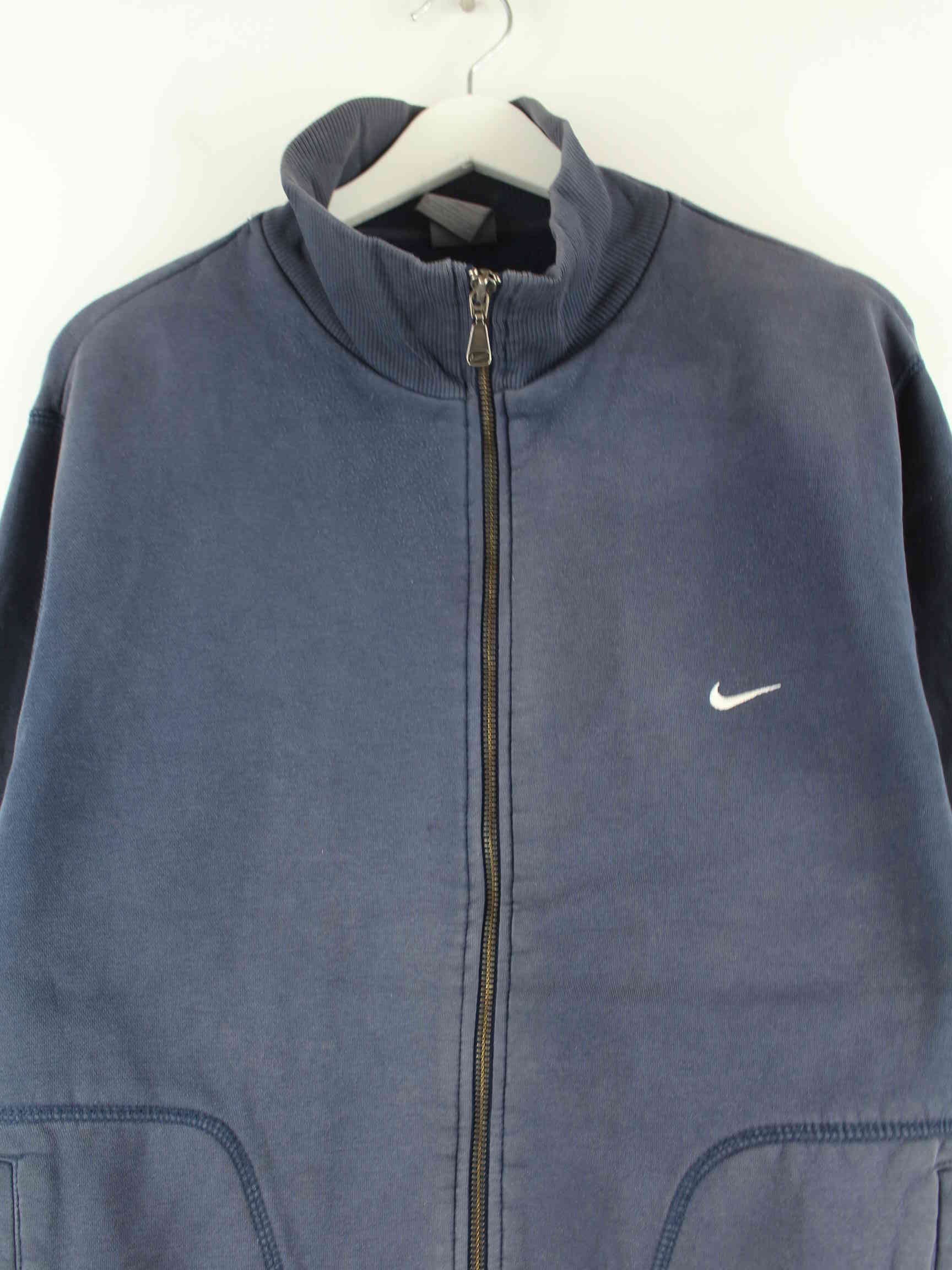 Nike 00s Basic Sweatjacke Blau L (detail image 1)