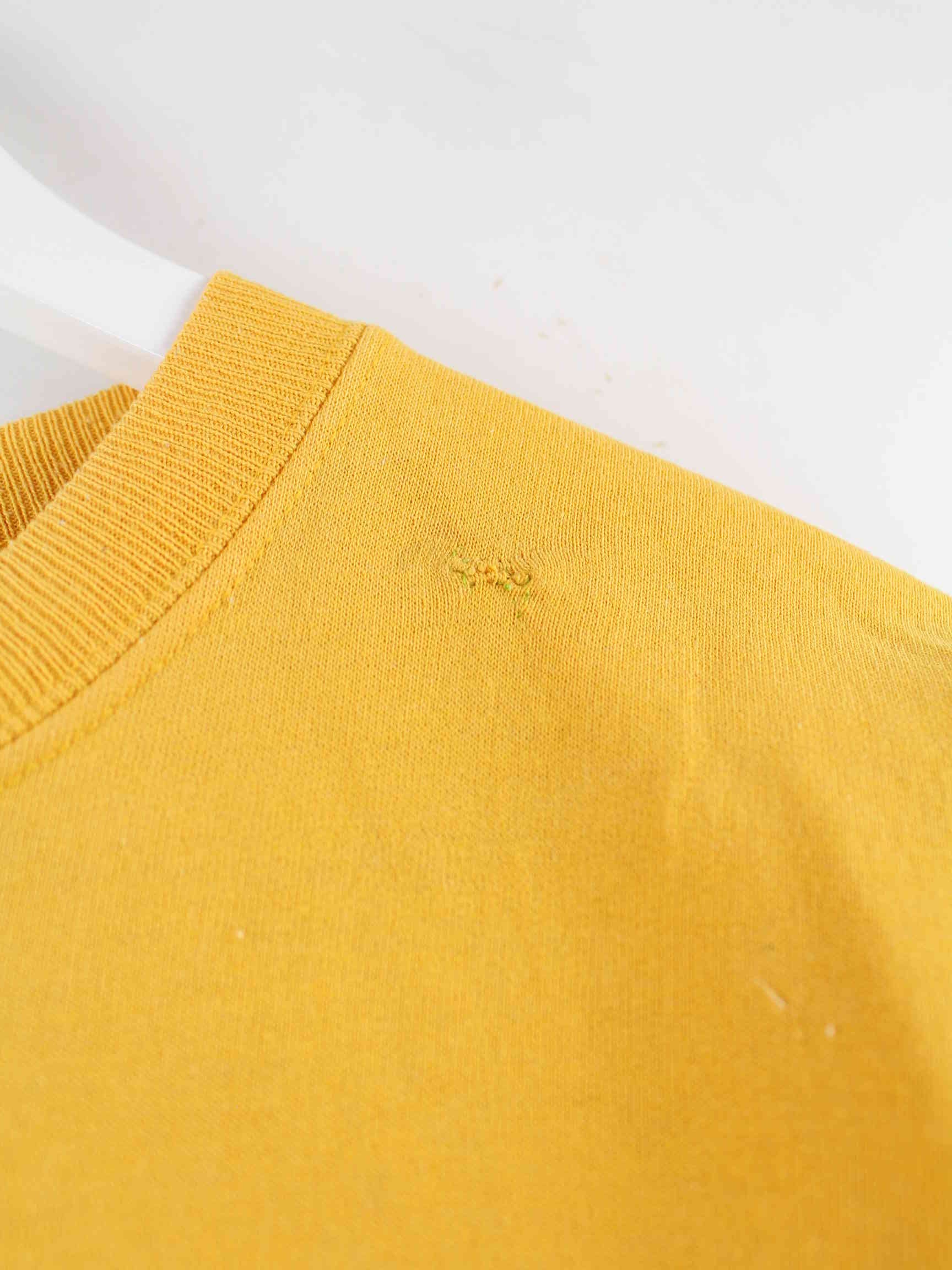 Champion 00s Breckenbridge Embroidered Sweater Gelb L (detail image 3)