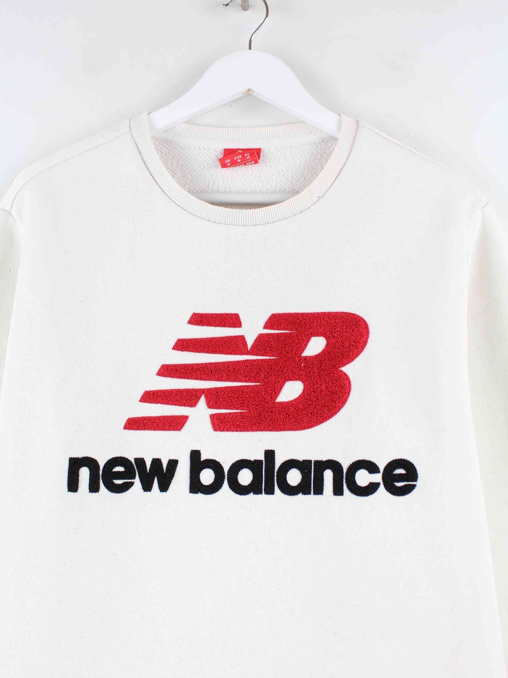 New Balance Embroidered Sweater Beige M (detail image 1)