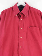 Tommy Hilfiger 00s Basic Hemd Rot L (detail image 1)