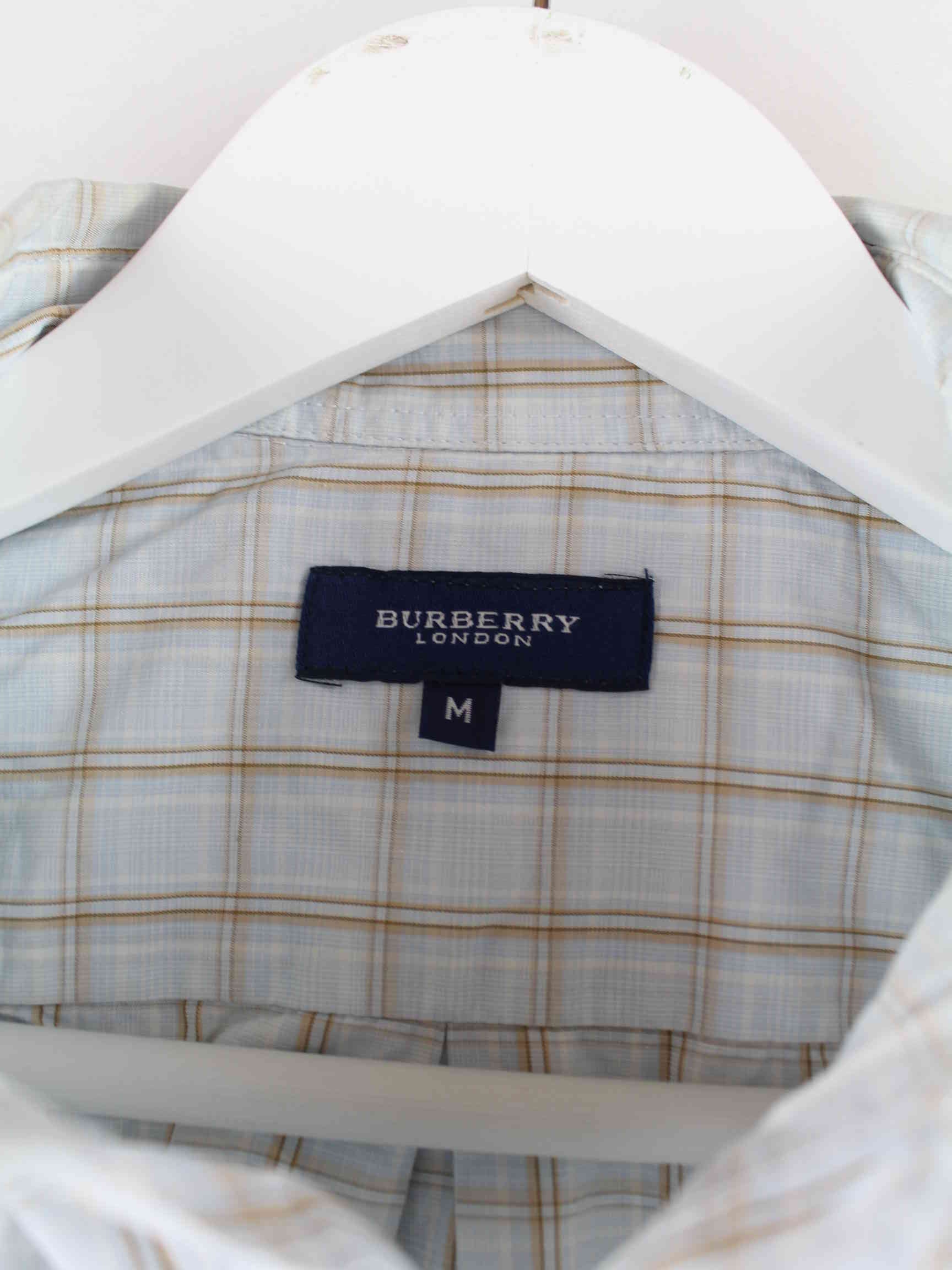 Burberry Striped Hemd Blau M (detail image 2)