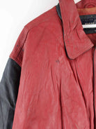 Vintage 90s Phat Farm Leder Jacke Rot 4XL (detail image 3)