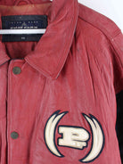 Vintage 90s Phat Farm Leder Jacke Rot 4XL (detail image 4)